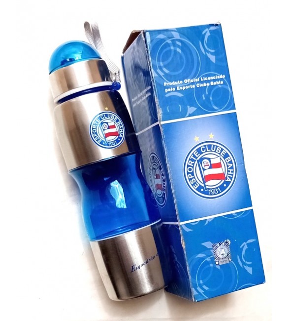 Garrafa Plástico e Inox Squeeze do Bahia 600ml